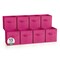 Sorbus Large 13" Storage Bins - 8 Pack Sturdy Collapsible Fabric Storage Cubes with Handles
